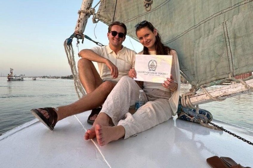 Luxury Nile Sunset Felucca Sail | Private Dinner - Hotel Transfer 4