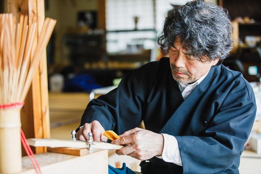 Nara Takayama Tea Whisk Craft and Tea Culture Experience 5