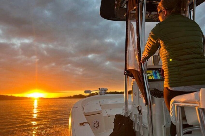 Scenic Coastal Marsh Sunset Boat Cruise 1