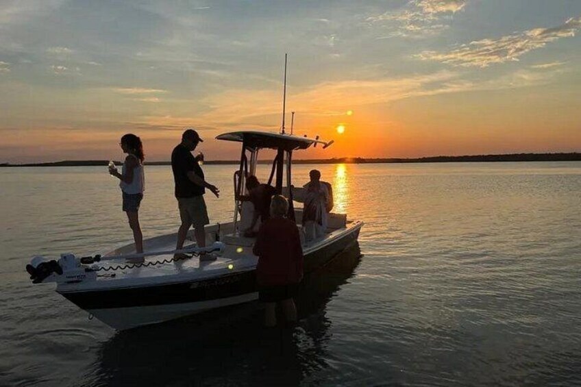 Scenic Coastal Marsh Sunset Boat Cruise 5
