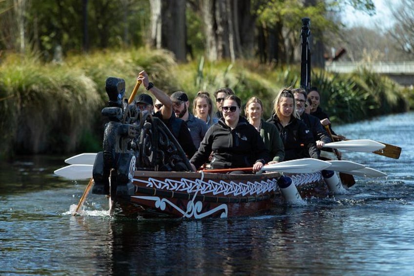 Waka Paddling on the Avon River 4