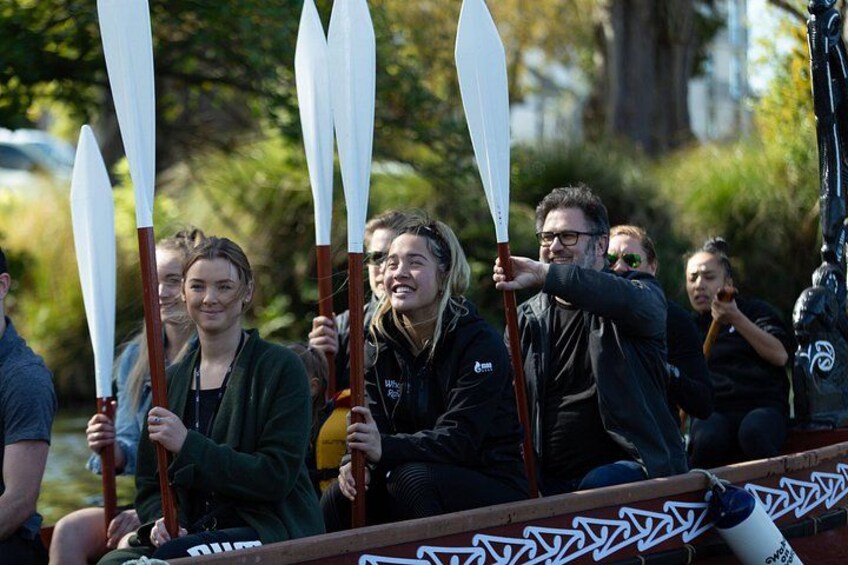 Waka Paddling on the Avon River 1