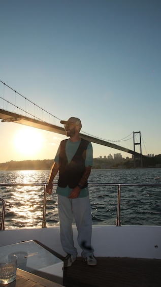 Picture 31 for Activity Istanbul: Bosphorus Sunset Cruise with Snacks and Wine 4