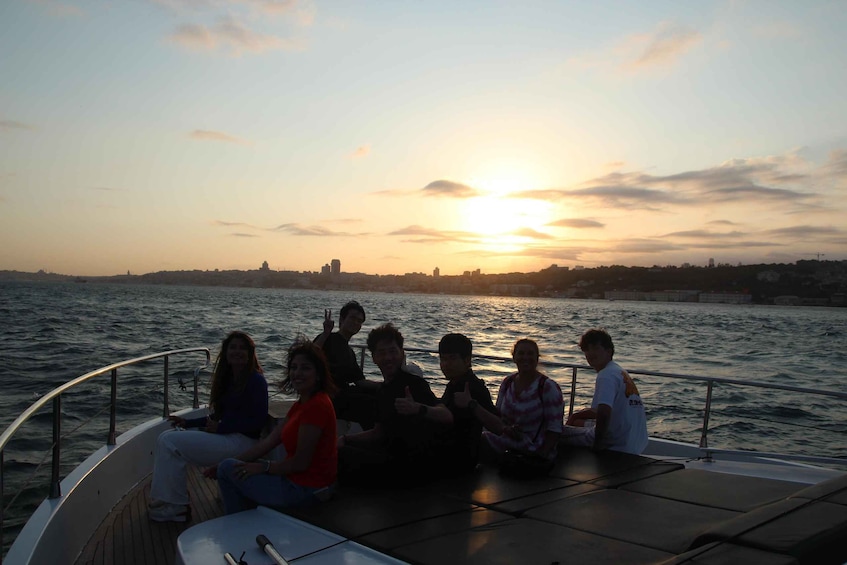 Picture 33 for Activity Istanbul: Bosphorus Sunset Cruise with Snacks and Wine 3