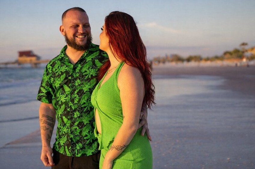 Beach Portraits St. Patrick’s Day Package Clearwater Beach 3