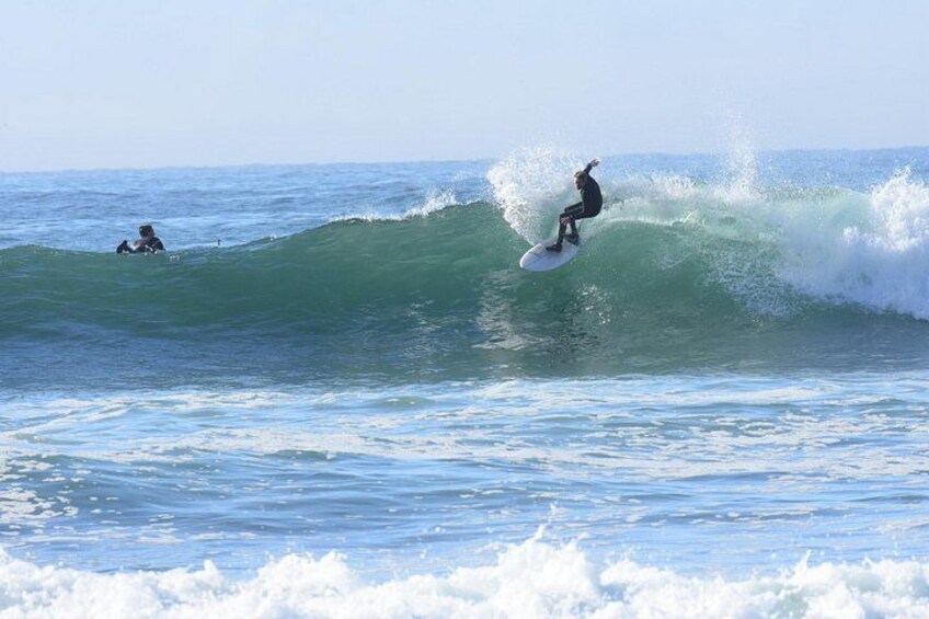 Surfing a green face 4
