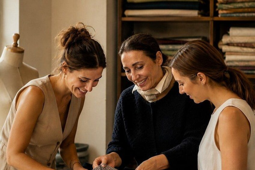 Make you own necklace and discover Italian Textiles in Turin 1