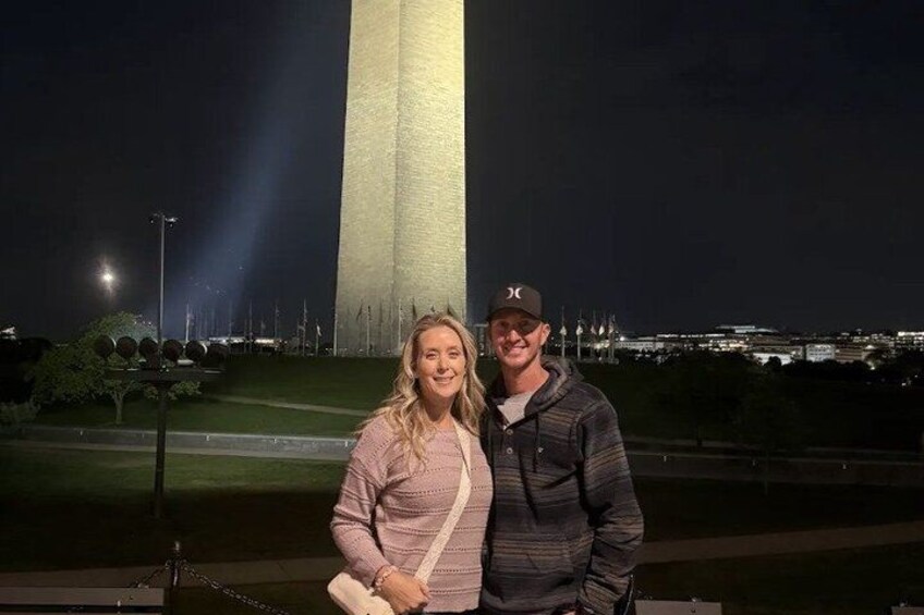 Washington DC Monuments & US History Moonlight Guided E-Cart Tour 3