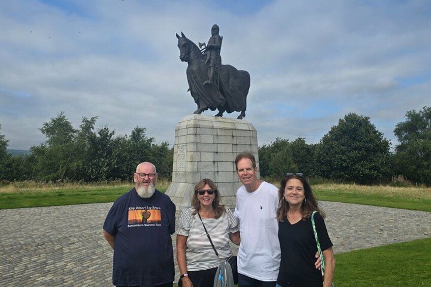 Duncan, Maureen, John & Rose joined at at Stirling Bridge and Bannockburn. 3