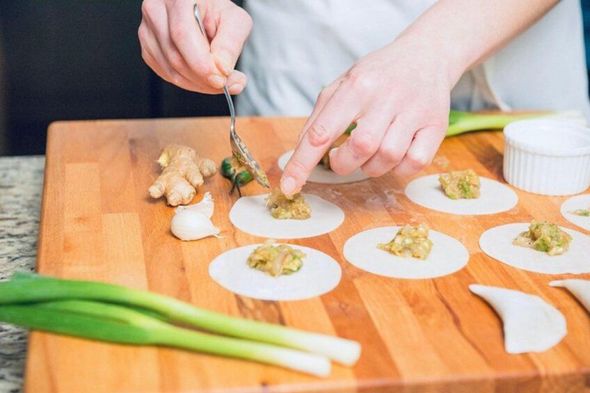 Fun Dumpling Making Class With Local Chef in Toronto 1