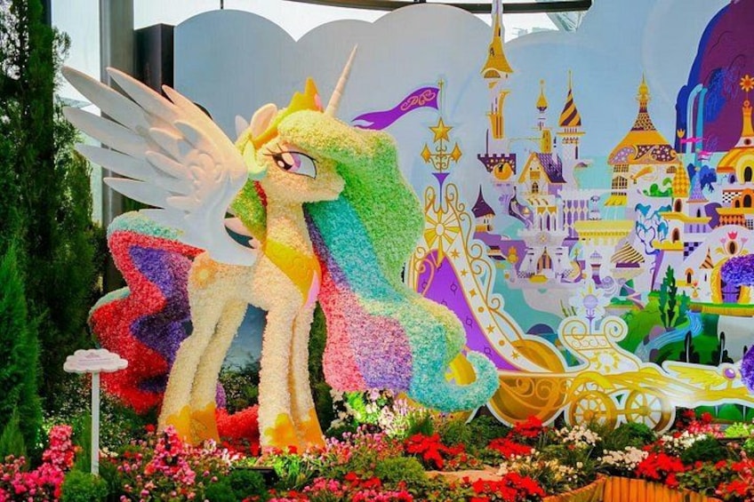 Gardens by the Bay: Cloud Forest + Flower Dome + Floral Fantasy 2