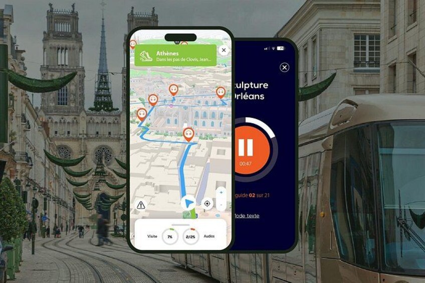 GPS Audioguide application: From the Cathedral of the Holy Cross to the Loire (Offline). 1