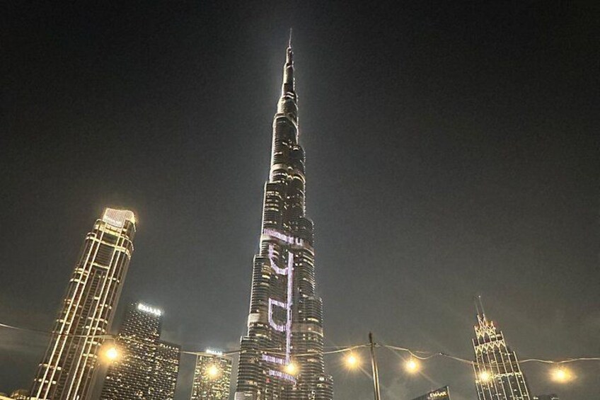 Dubai Evening Tour with Fountain Show, Burj Khalifa & Marina 3