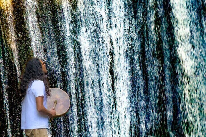 have you ever played a drum while feeling the power of nature? 4
