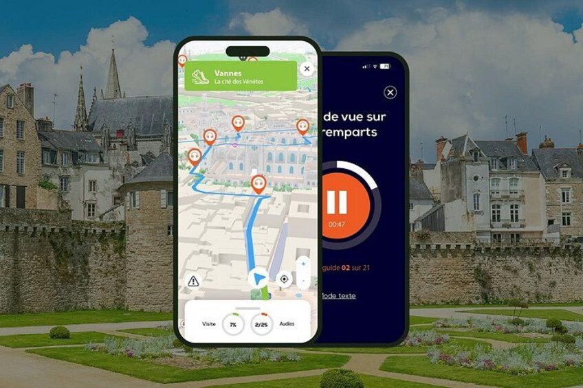 GPS Audioguide application: From the ramparts to the Marina (Offline). 1