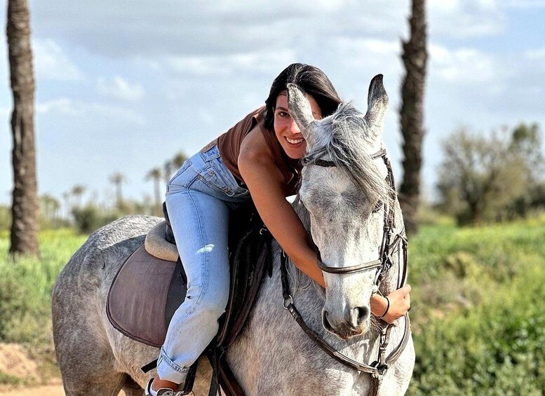 Marrakech: Private Horse Ride Through the Palm Grove desert 1
