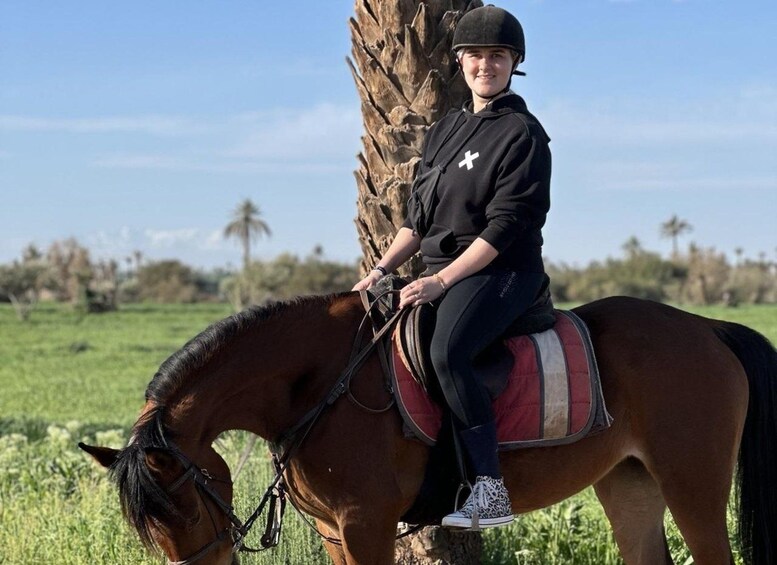 Picture 3 for Activity Marrakech: Private Horse Ride Through the Palm Grove desert 3