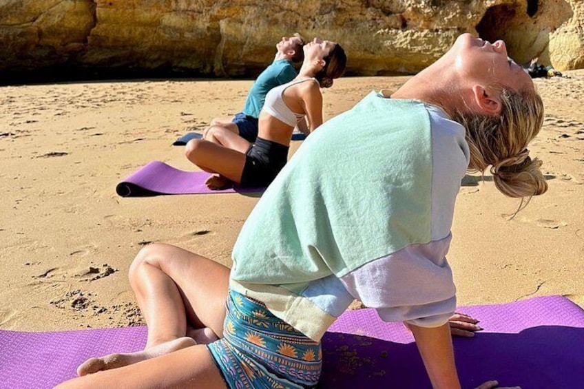Lagos, Portugal: Morning Beach Hatha Flow Yoga 2