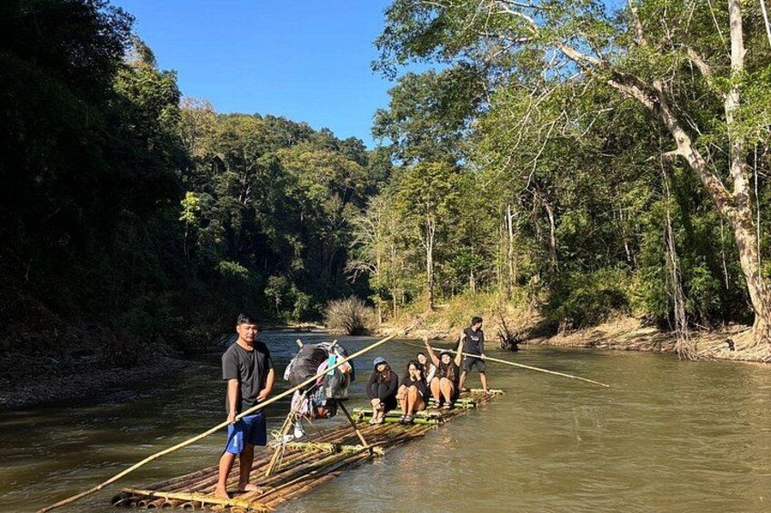 Chiang Mai Mae Taeng Tribe Day Trek Bamboo Raft and Mok Fa 3