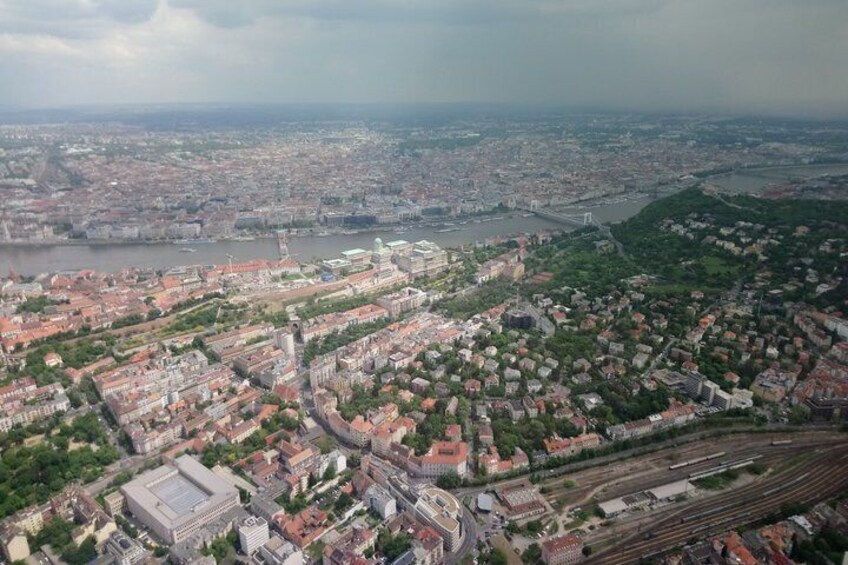 Helicopter Sightseeing Flight Budapest Route 2