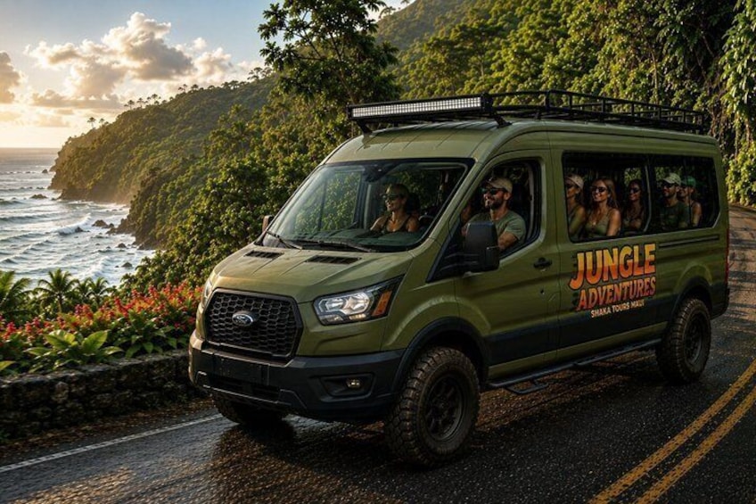 Open-Air! Road to Hana Jungle Adventure Tour! (6 Hours) 1