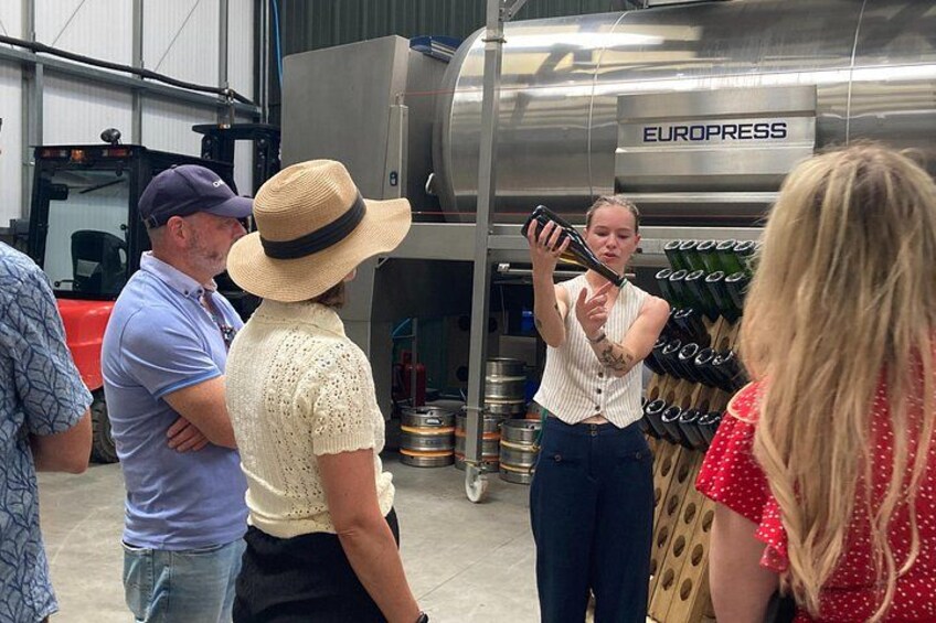 Winery tour discovering the secrets of English winemaking 1