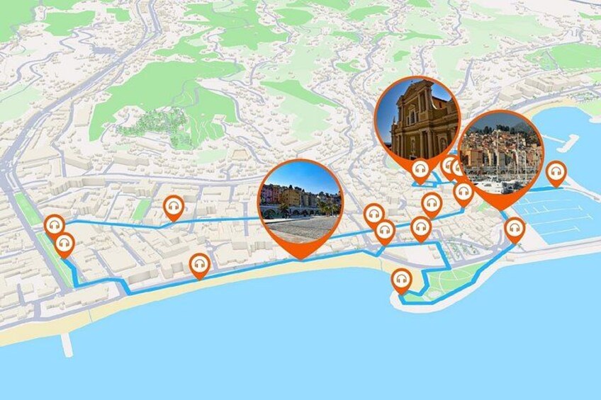 Full tour: A sunny walk between the Sablettes beach and the Basilica. 5