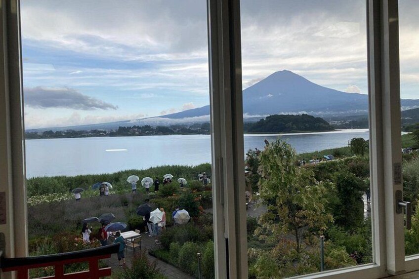Mt. Fuji from the top of Tourist Base Kawaguchiko 3