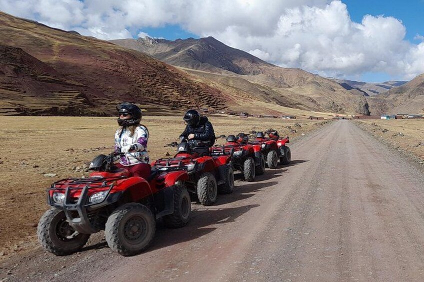 Mountain of Colors in a quad bike second shift departure from Cusco 4