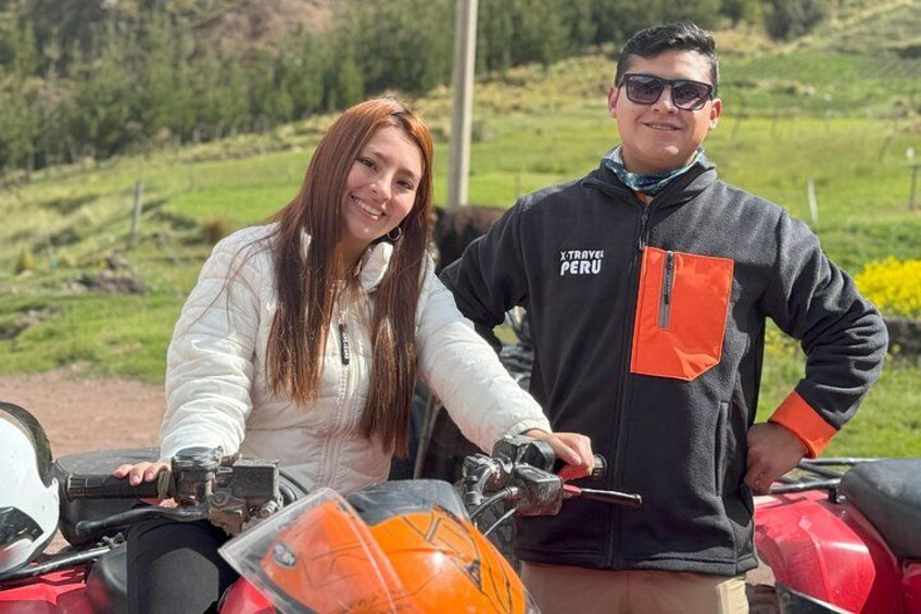 Mountain of Colors in a quad bike second shift departure from Cusco 2
