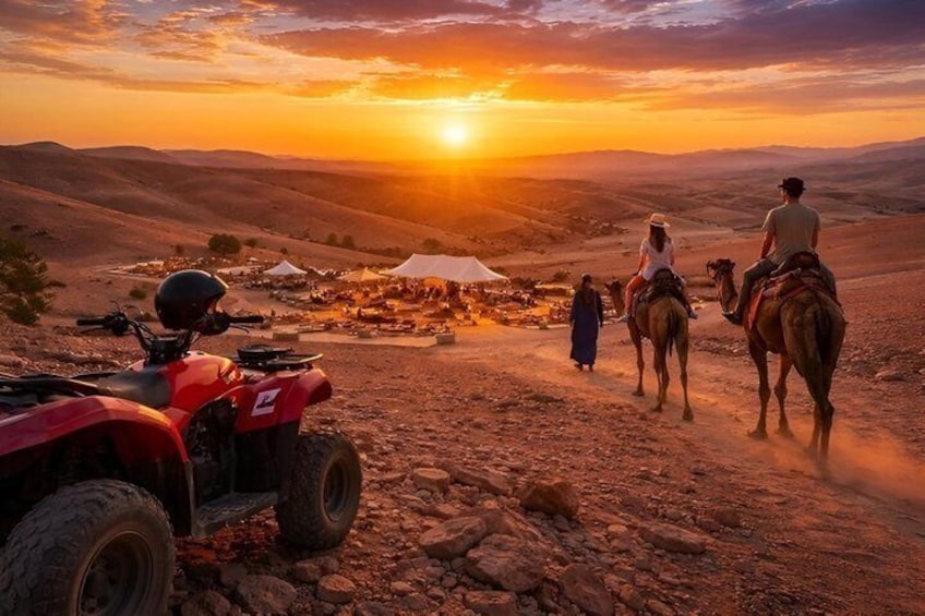 Moroccan Hammam & Agafay Desert Quad, Camel Ride with Dinner Show 3