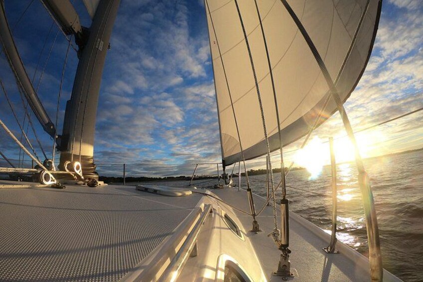 Intimate 2 Hour Sunset Public Sail on the newest sailboat 3
