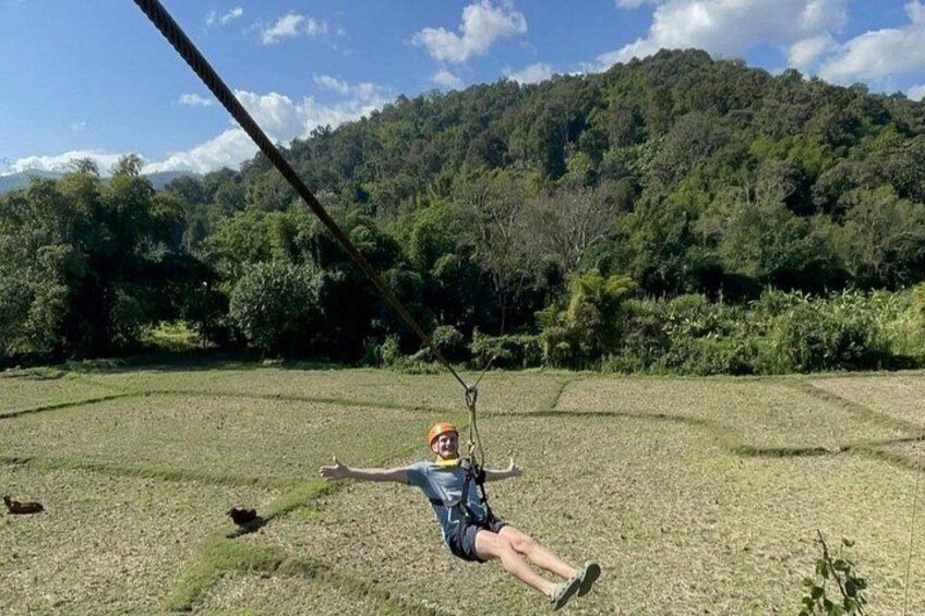 Chiang Mai Half-Day Mae Wang Zipline with Rafting or Waterfall 2
