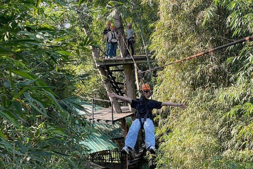 Chiang Mai Half-Day Mae Wang Zipline with Rafting or Waterfall 3