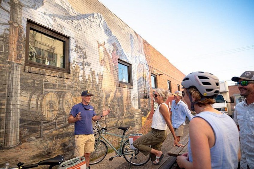 The mural at Bozeman Distillery 4