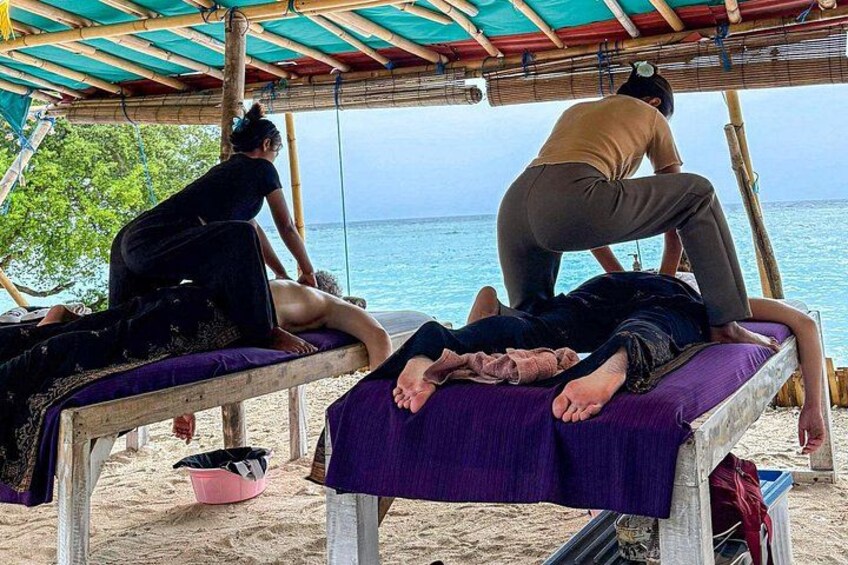 Massage on the beach 2