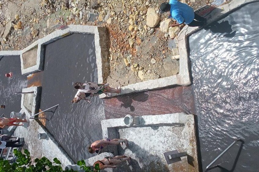 Mud bath pools, arieal view 2