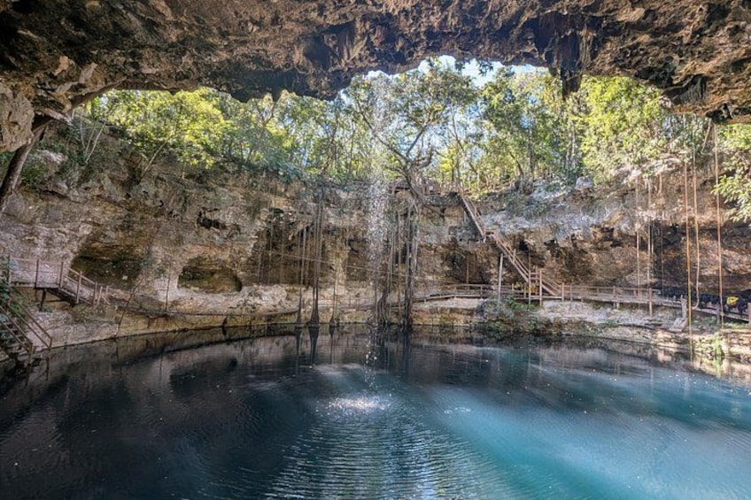 Private Maya Temple Climb at EK Balam Ruin Cenote and Valladolid 4