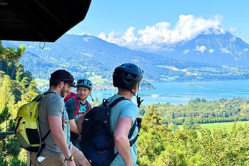 Viewpoint at Heimwehfluh overlooking Lake Thun 4