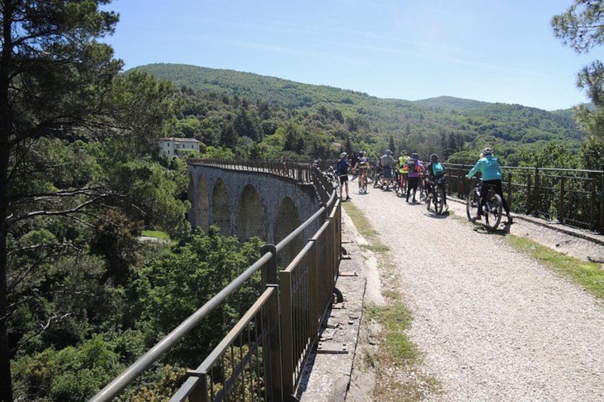 Tour in ebike Spoleto on the old railway 4