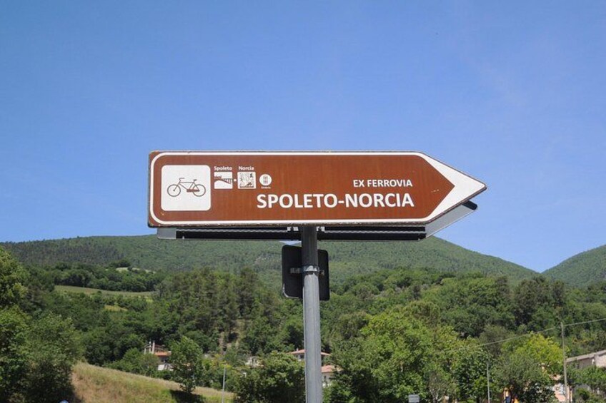 Tour in ebike Spoleto on the old railway 2