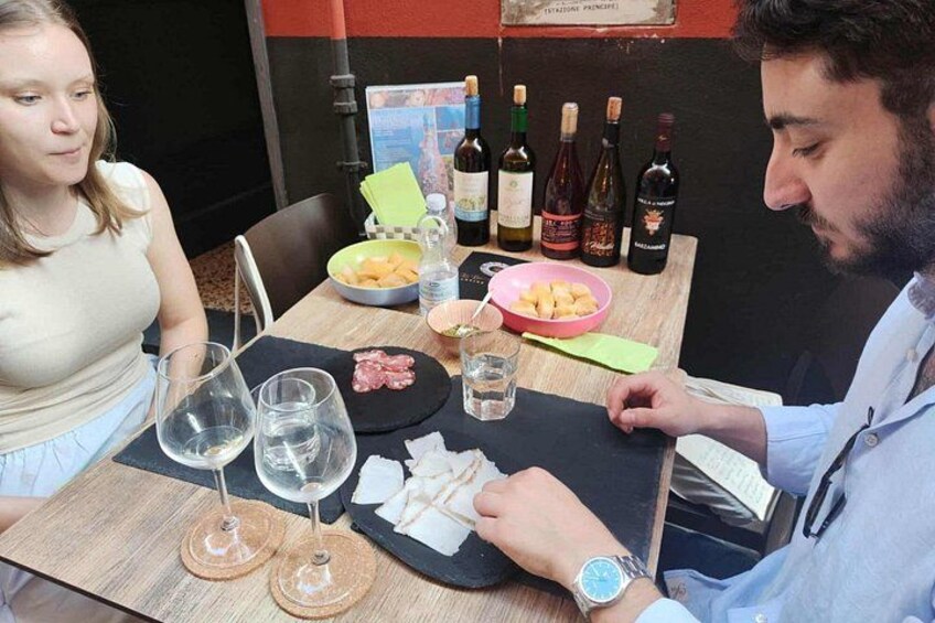 Guided tasting of rare Ligurian wines paired with local focaccia, pesto, and traditional products. 3