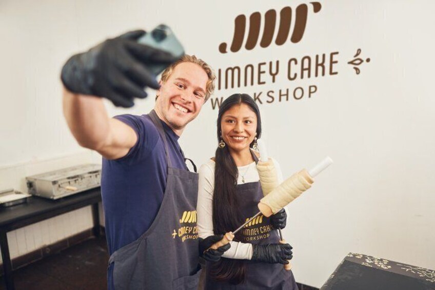 Budapest Traditional Chimney Cake Kurtoskalacs Workshop 2