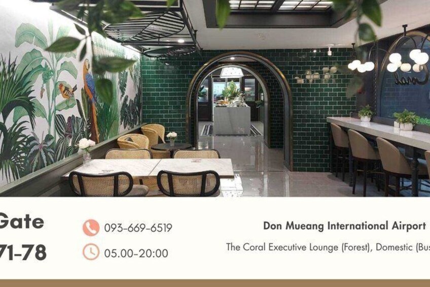 DMK Airport :Coral Lounge Access 5