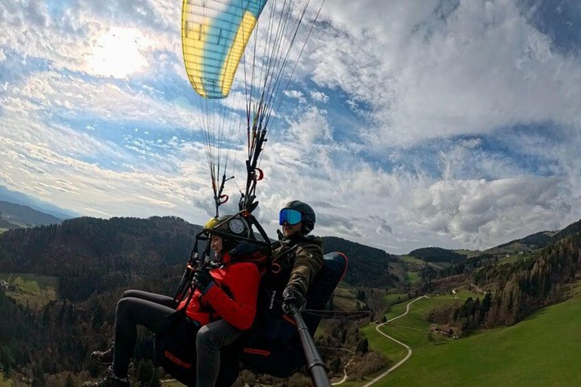 Tandem Paragliding Adventure in Carinthia 2
