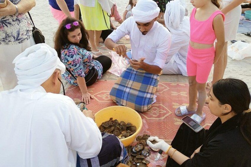 Bahrain UNESCO Pearling Path Tour with Oysters Opening Experience 5