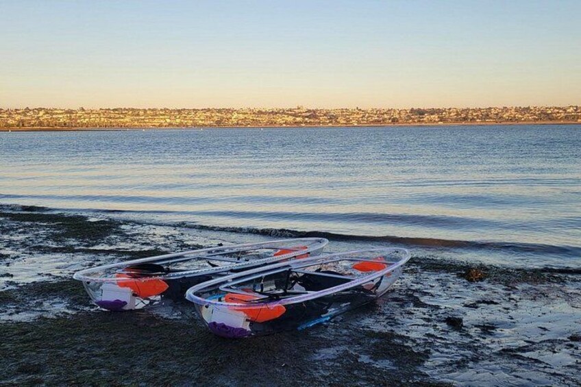 Clear Illuminated Sunset Kayak Tours in San Diego 3