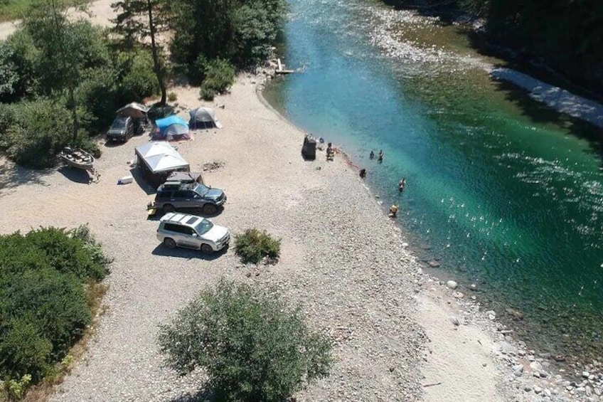 Rustic Scandinavian Spa on Remote 4x4 Access Lake or River 3