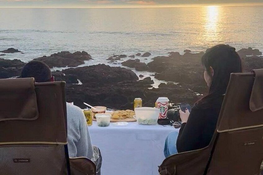 A table for two - or small friend groups of three. 3