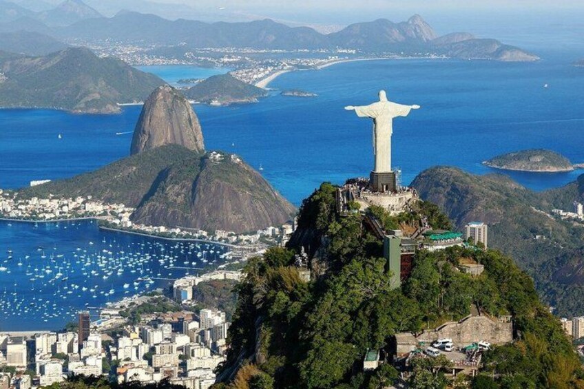 Christ the Redeemer statue, Sugarloaf Mountain, Rio de Janeiro, Brazil. 1